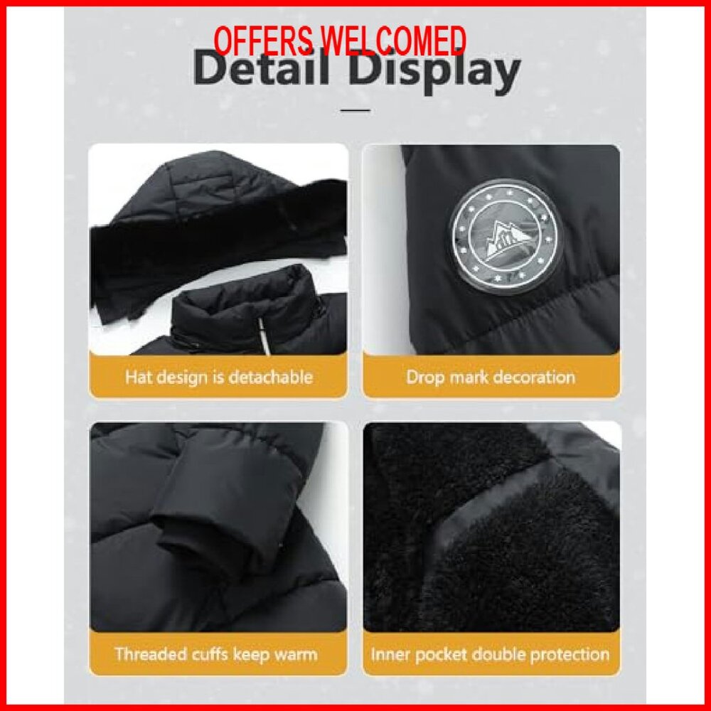 Women's Winter Down Puffer Jacket Windproof Water… - image 6